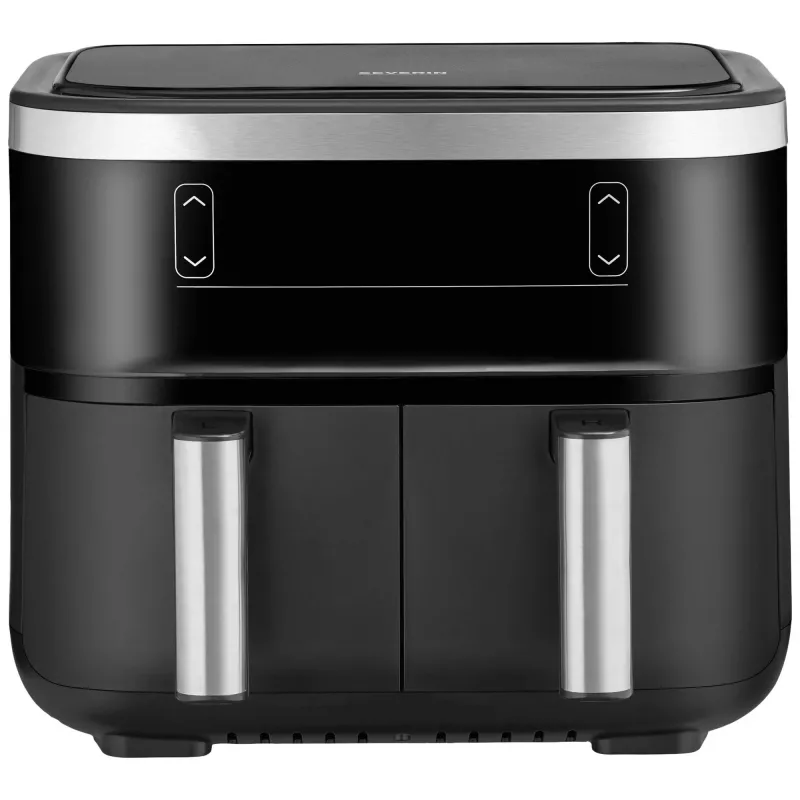 Gorącopowietrzna frytownica Severin FR 2453 Double 3,25 l 2850 W Czarny Srebrny