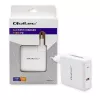 Qoltec GaN Charger FAST 108W | 5-20V | 3-4.7A | USB C | Biały