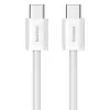 Baseus Superior USB C na USB C kabel do transmisji danych 2 m 30 W biały