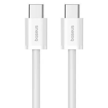 Baseus Superior USB C na USB C kabel do transmisji danych 2 m 30 W biały