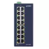 Przełącznik sieciowy PLANET ISW-1600T Niezarządzalny Fast Ethernet (10/100) Niebieski