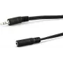 Audio extension kabel e p B 125/5 LOSE — 3.5 mm male to 3.5 mm female, 5 m, Czarny
