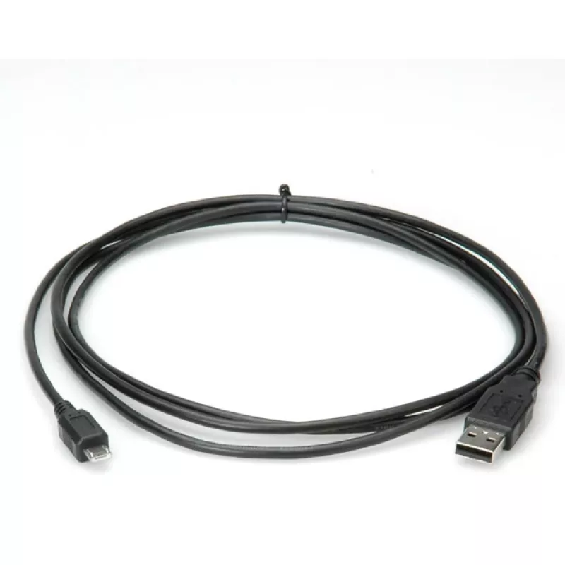 Kabel USB 2.0 ROLINE 11.02.8755 3,0 m Typ A M - Micro USB B M