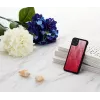 Etui na smartfona iKins do iPhone 11 Pro Max — różowe jezioro z czarnym wykończeniem