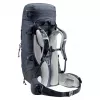 Damski plecak turystyczny Deuter Aircontact Lite 45+10 SL, czarny