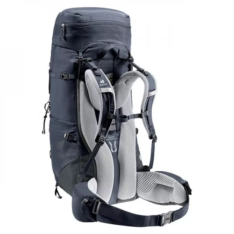 Damski plecak turystyczny Deuter Aircontact Lite 45+10 SL, czarny