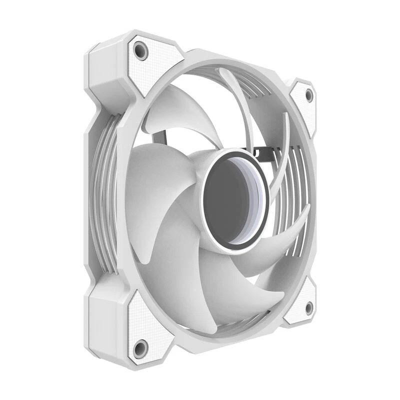 Darkflash DR08 Cooling Fan (biały) — wentylator obudowy/CPU, model DR08 biały, pojedynczy wentylator 120 mm
