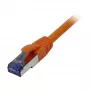 Kabel krosowy RJ45 - CAT6A 500MHz - 10m - pomarańczowy - S-STP (S/FTP) - testowany komponentowo (certyfikat GHMT) - AW
