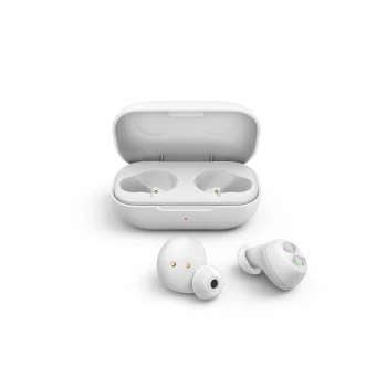 Hama WEAR7701W Zestaw słuchawkowy Bezprzewodowy Douszny Połączenia/Muzyka Bluetooth Biały