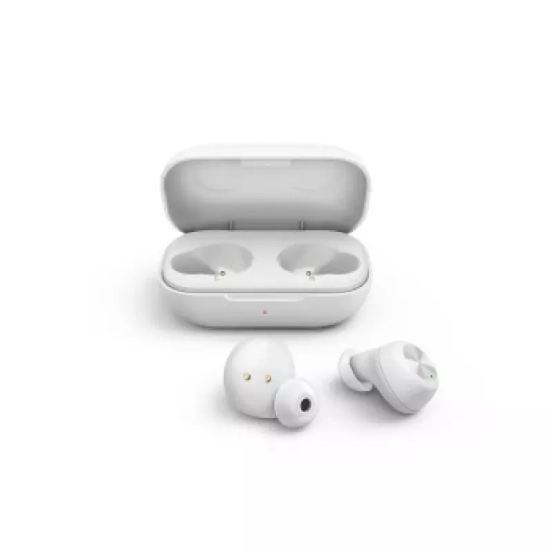 Hama WEAR7701W Zestaw słuchawkowy Bezprzewodowy Douszny Połączenia/Muzyka Bluetooth Biały