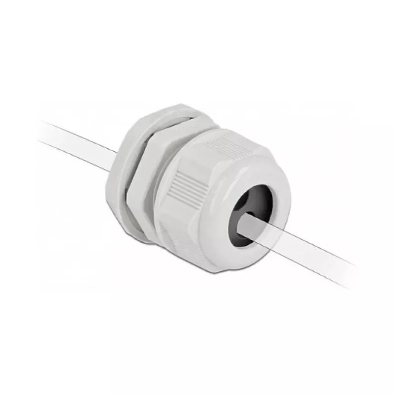 Dławik kablowy DeLOCK 60372 Szary Plastik 2 szt.
