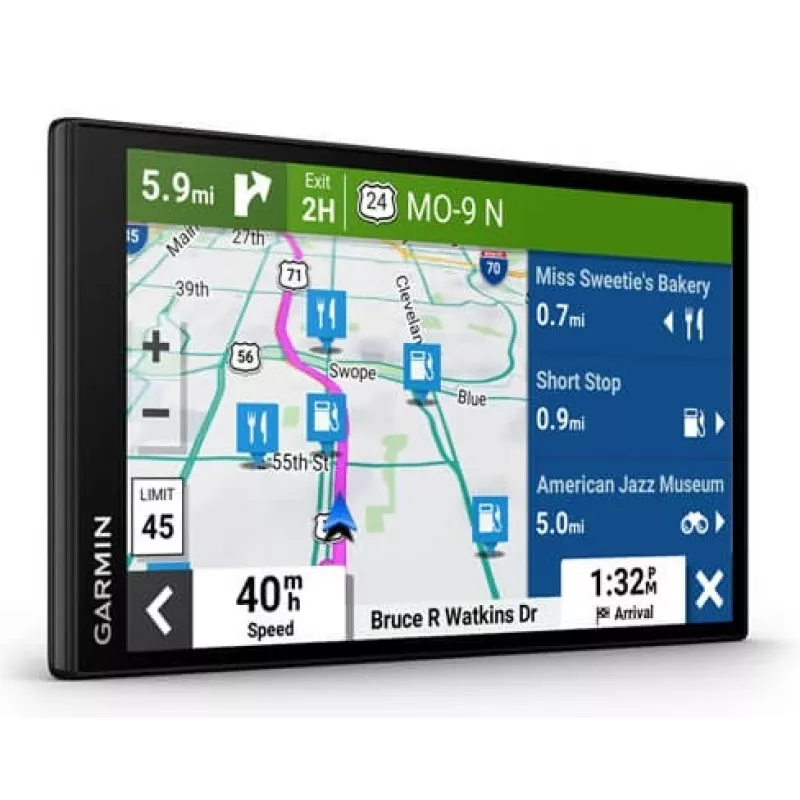 Garmin DriveSmart 76 nawigacja Stała 17,8 cm (7) TFT Ekran dotykowy 239,6 g Czarny (EU MT-D)
