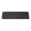 Logitech Wireless Touch Keyboard K400 Plus - Tastatur - drahtlos - 2.4 GHz - Schweizer - Schwarz
