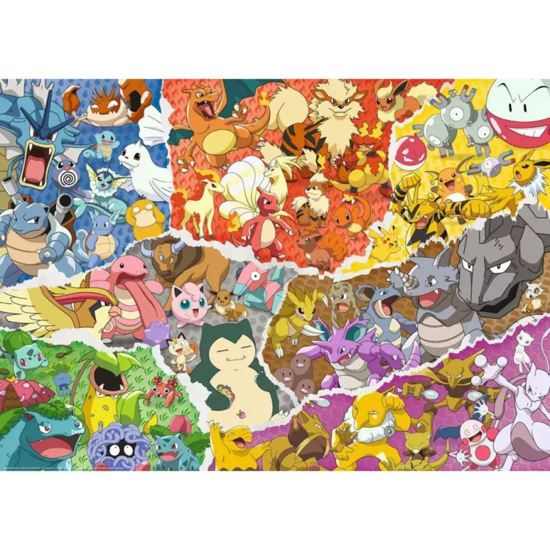 Puzzle Ravensburger Colour puzzle 1000 elementów (12000832) — Kreskówki, szerokość 700 mm, zalecany wiek 14+