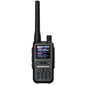 Baofeng UV-5R EU MINI USB-C Bluetooth VHF UHF Aviation Band Szary walkie-talkie