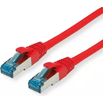 VALUE S/FTP PiMF kabel krosowy Cat.6A Kl. EA Czerwony 0.15m - FTP - PIMF (21.99.1980)