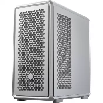 Obudowa PC Cooler Master MasterFrame 600 Midi Tower Srebrna — ATX/Micro-ATX/ITX, hartowane szkło, obsługuje 3x140 mm przednie wentylatory