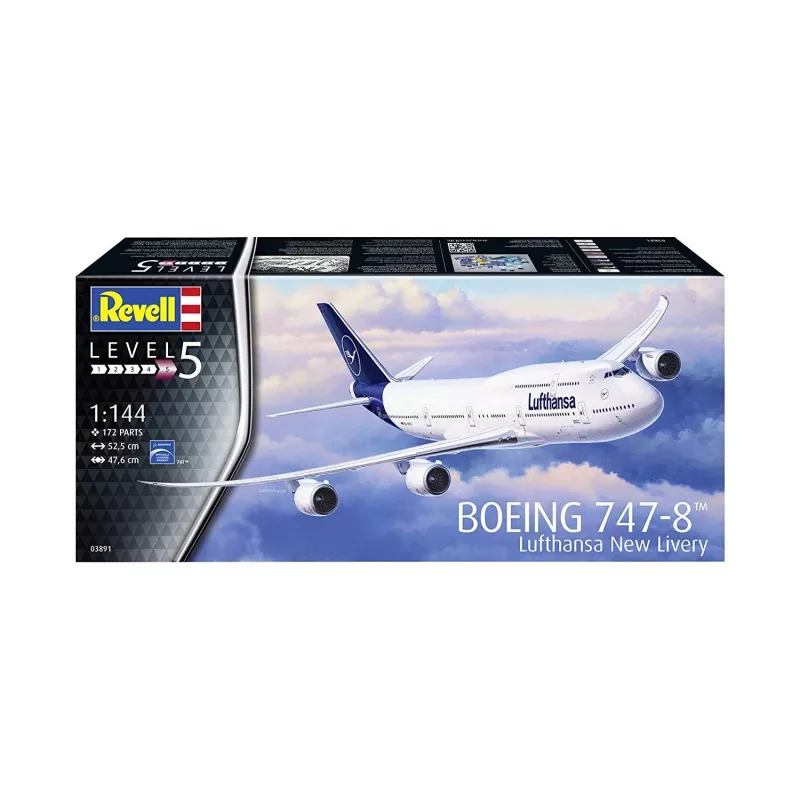 Model samolotu Revell Boeing 747-8 Lufthansa New Livery