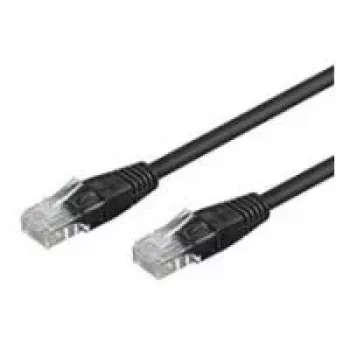 Wentronic Goobay Kabel krosowy CAT 6, U/UTP, czarny, 7,5 m - mieszanka miedzi CCA (68686)