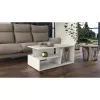 Topeshop PRIMA BIEL stolik kawowy / boczny / końcowy stolik kawowy o dowolnym kształcie 1 noga (-i)