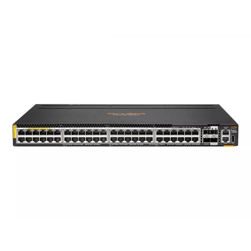 Przełącznik sieciowy zarządzalny HP Enterprise Aruba R8S90A 48x 5G Ethernet (100/1000/5000) PoE, konsola RJ-45/USB-C, 880 Gbit/s