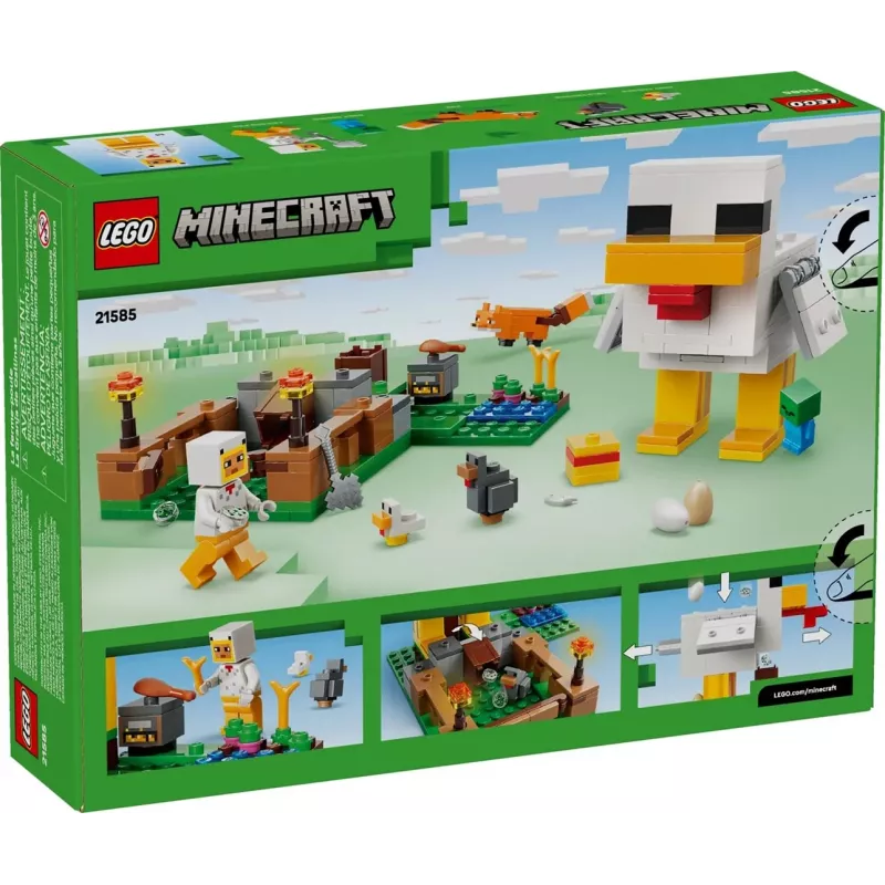 LEGO MINECRAFT 21585 Farmy Kurczaków