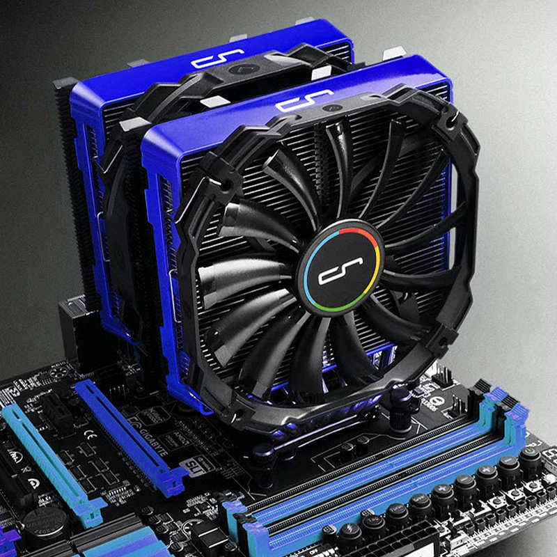Część układu chłodzenia komputera Cryorig CR-CCI — akcesorium z ABS w kolorze niebieskim dla R1 Universal / R1 Ultimate (140×23×131 mm)