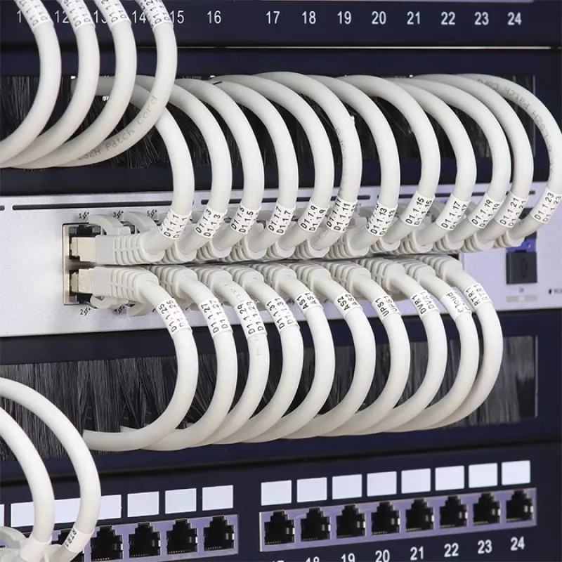 Qoltec 54513 19" szczotka do szafy Rack, 1U
