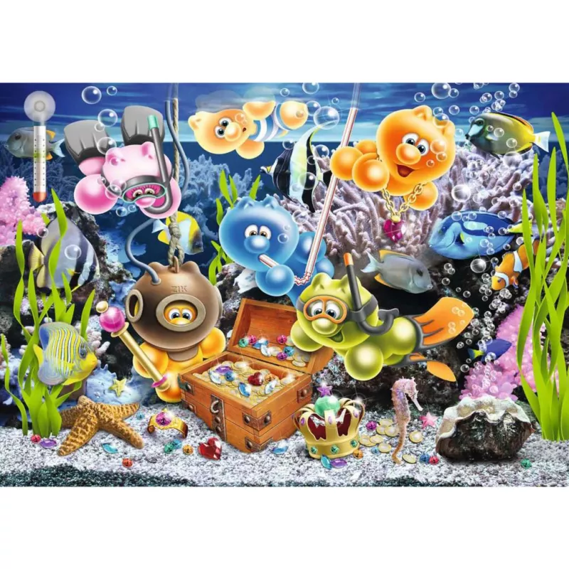 Puzzle Ravensburger 12001427 — 1000 elementów, Kreskówki, zalecany wiek 14+
