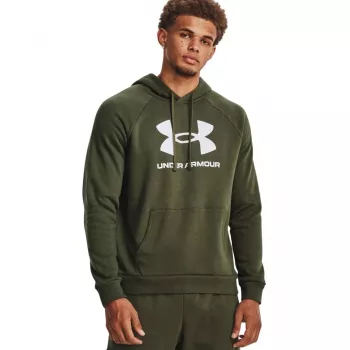 Bluza męska Under Armour Rival Fleece Logo HD olive 1379758 390 M