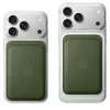 Uchwyt na karty Apple iPhone FineWoven Wallet z MagSafe Moss zielony Microtwill