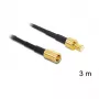 Kabel koncentryczny DeLOCK 88648 3 m SMB Czarny