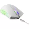 Bezprzewodowa mysz gamingowa DEFENDER Pandora biały — symetryczna, 3200 DPI, 6 przycisków, programowalna, optyczna, USB
