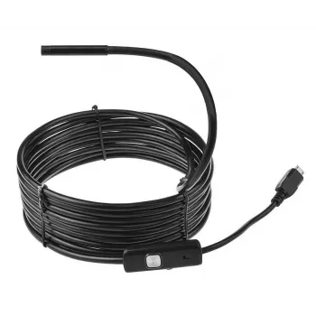 USB endoskop MEDIA-TECH ENDOSCOPE 66° CMOS, 640x480 30fps, IP67, 6 LED, magnes i haczyk