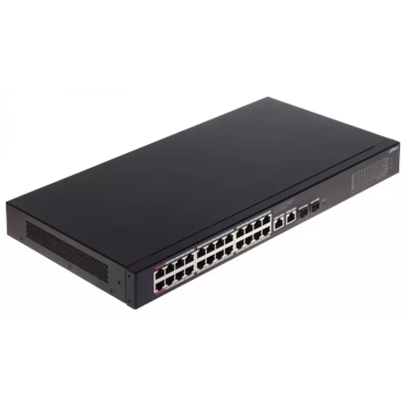 Dahua Technology CS4228-24GT-375 Zarządzalny przełącznik L2 Gigabit Ethernet (10/100/1000) Power over Ethernet (PoE) Czarny
