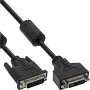 Kabel InLine DVI-D 24+1 M/F, Dual Link, 2 rdzenie ferrytowe, 3m