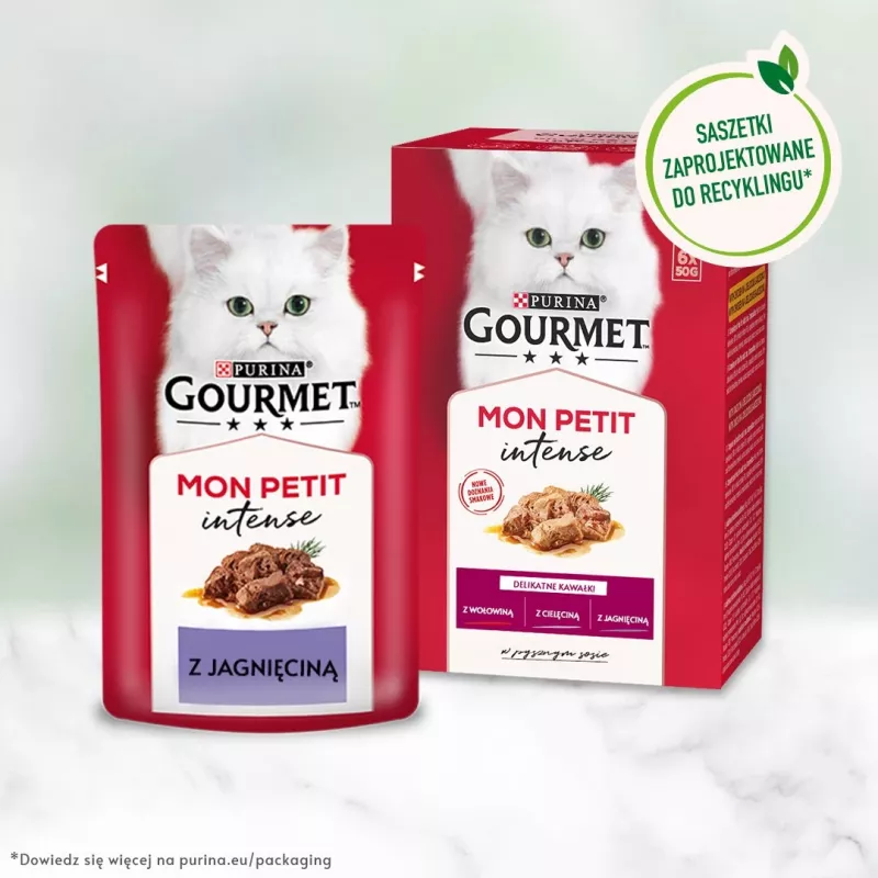 GOURMET Mon Petit Meat Mix - karma mokra dla kota - 6 x 50 g