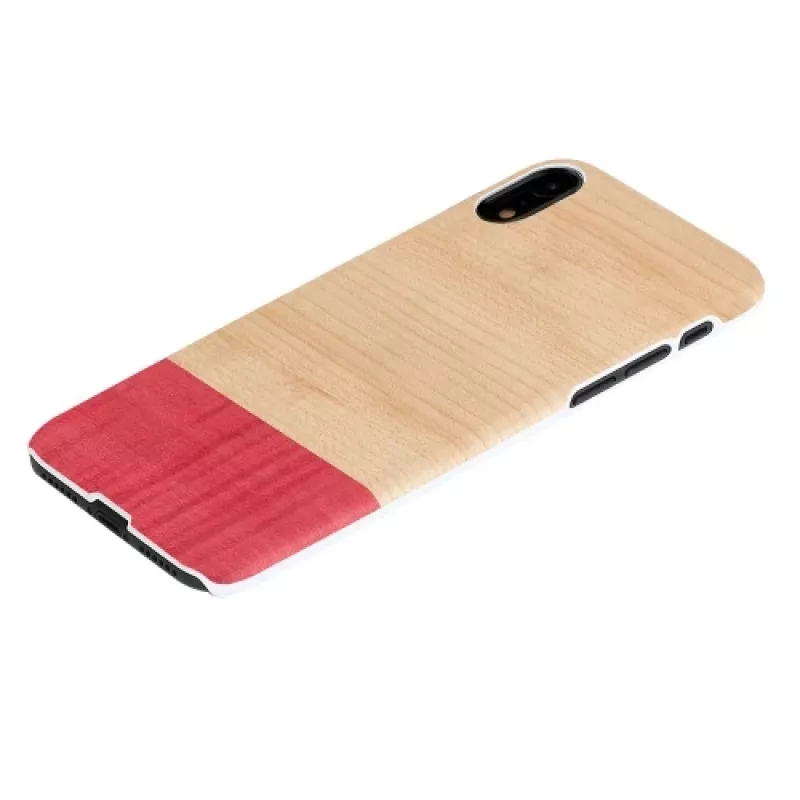 Etui na telefon man and wood do iPhone XR — miss match biały
