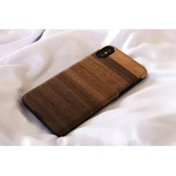 Etui na smartfona man and wood do iPhone X/XS — fango Czarny