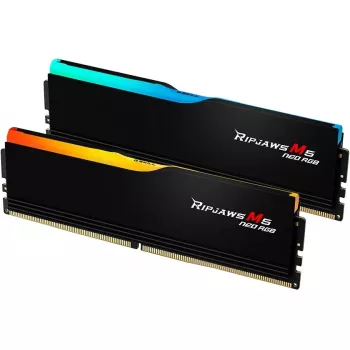 DIMM 64 GB DDR5-6000 (2x 32 GB) Dual-Kit, pamięć czarna, F5-6000J3238G32GX2-RM5NRK, Ripjaws M5 Neo, AMD EXPO