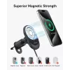 Bezprzewodowa magnetyczna ładowarka samochodowa Anker MagGo 15W — Magnetyczne szybkie ładowanie Qi 15W do smartfonów, czarna