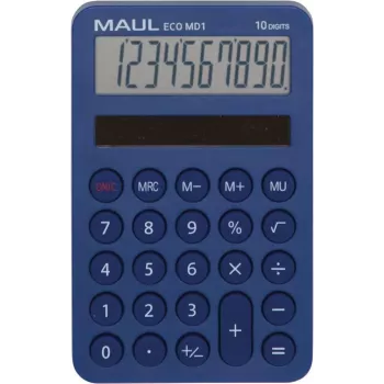 Kalkulator w etui MAUL ECO MD1, niebieski (7275034)