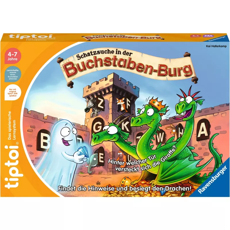 tiptoi Schatzsuche in der Buchstabenburg, gra planszowa