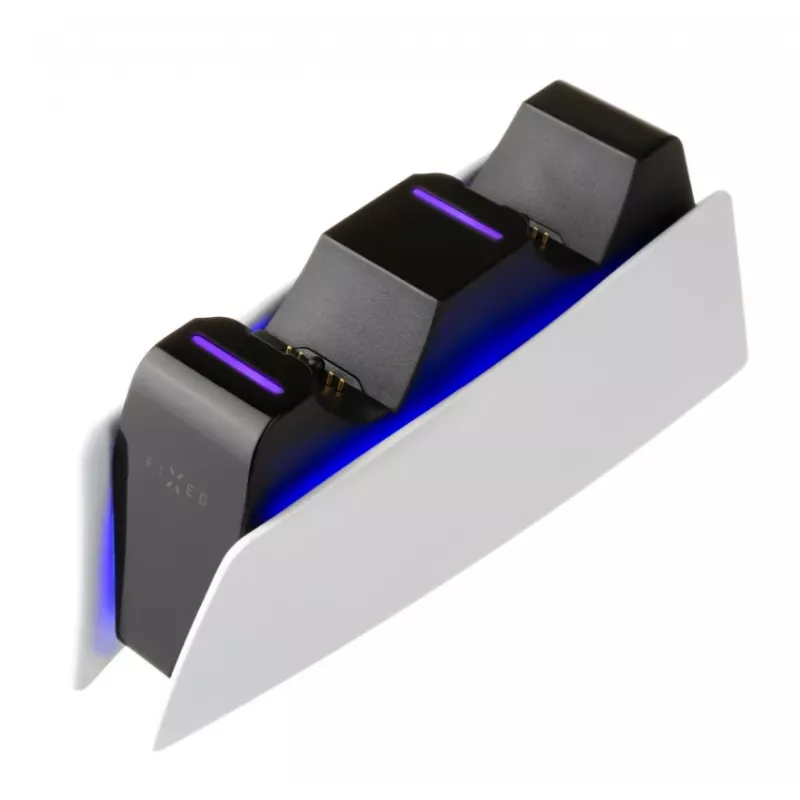 Stacja ładująca FIXED FIXPS5-DCC-BW do PlayStation 5 przewodowa czarno-biała