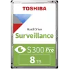 Toshiba S300 Pro Surveillance wewnętrzny dysk twardy 8 TB 7200 RPM 512 MB 3.5 Serial ATA III