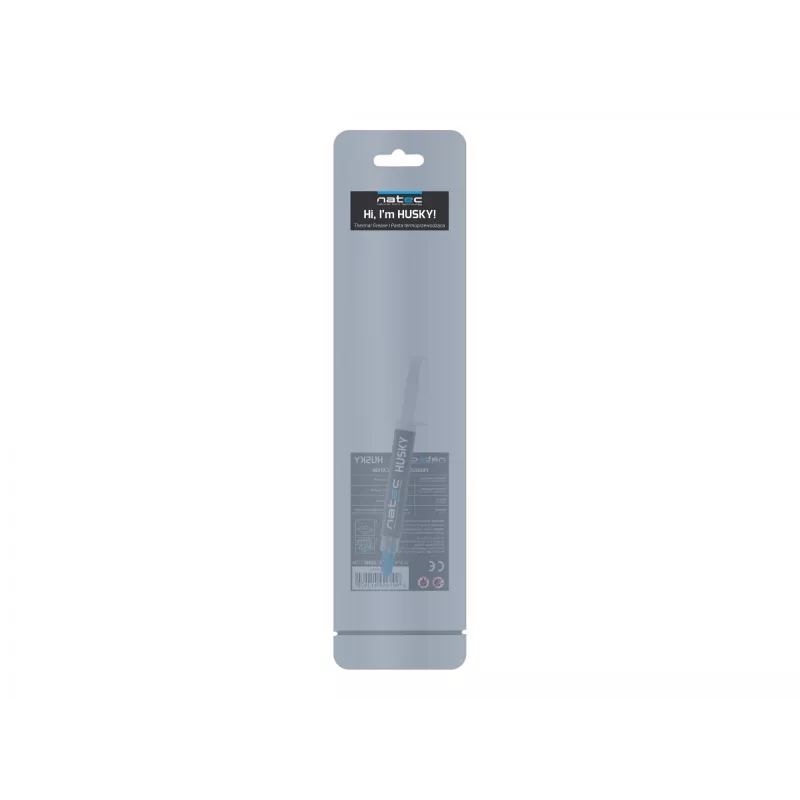 Pasta termoprzewodząca NATEC Husky NPT-1324, przewodność cieplna 4,63 W/m·K, objętość 2 ml, gęstość 2,5 g/cm³