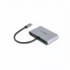 Stacja dokująca DICOTA D32064 do urządzeń mobilnych Tablet/Smartfon/Laptop Srebrny