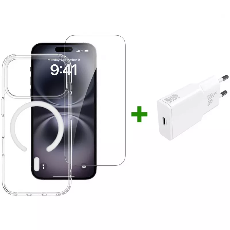 4smarts 3in1 Premium Starter Set dla Apple iPhone 17 Pro, kompatybilny z MagSafe