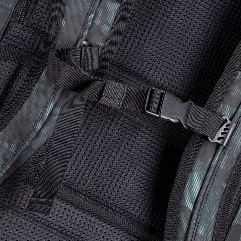 Plecak Rivacase Sherwood Camouflage, granatowy Poliester, poliuretan