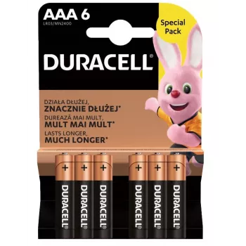 Bateria Duracell AAA R03 6 szt.